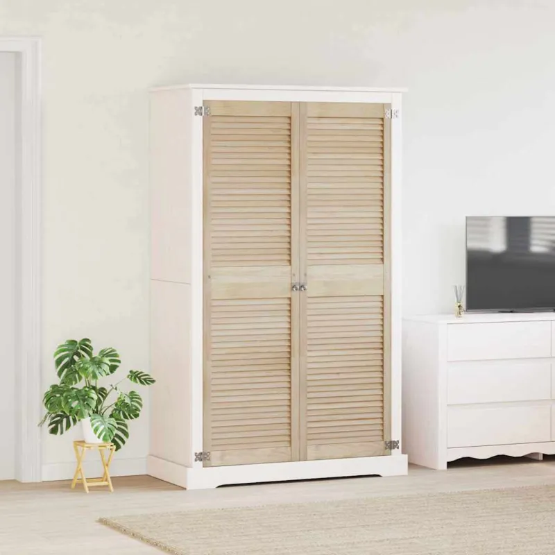 Spintelės durys su durimis 2 pcs Natūrali 170 x 2,1 x 49,5 cm