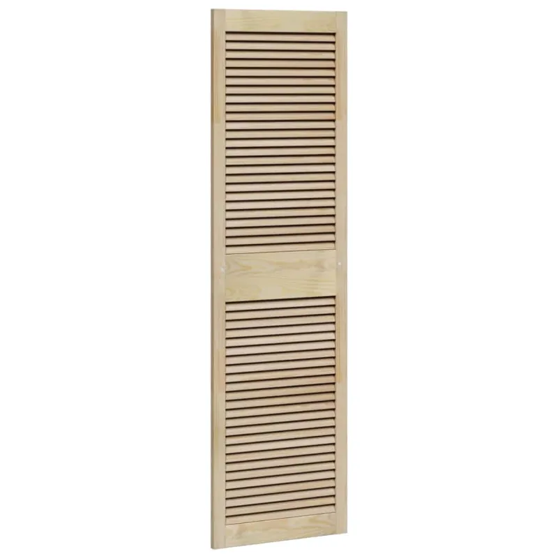 Spintelės durys su durimis 2 pcs Natūrali 170 x 2,1 x 49,5 cm