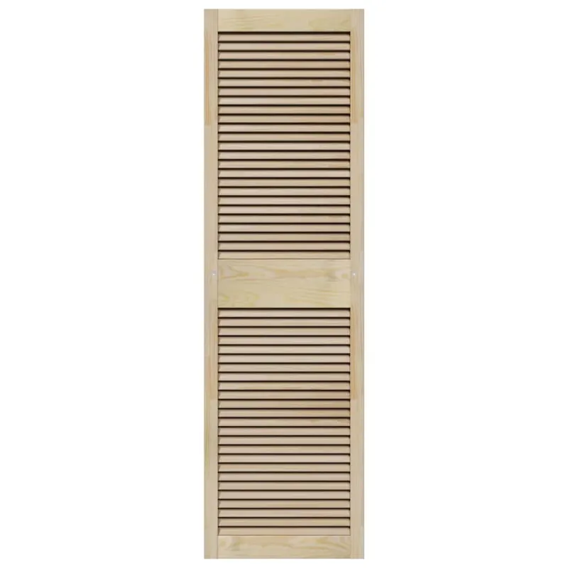 Spintelės durys su durimis 2 pcs Natūrali 170 x 2,1 x 49,5 cm