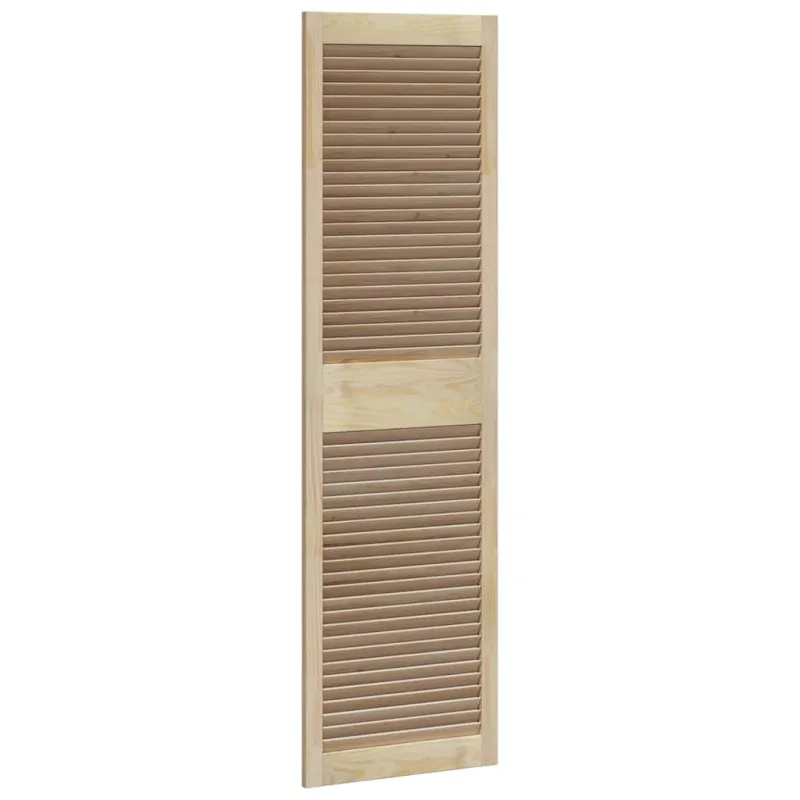 Spintelės durys su durimis 2 pcs Natūrali 170 x 2,1 x 49,5 cm