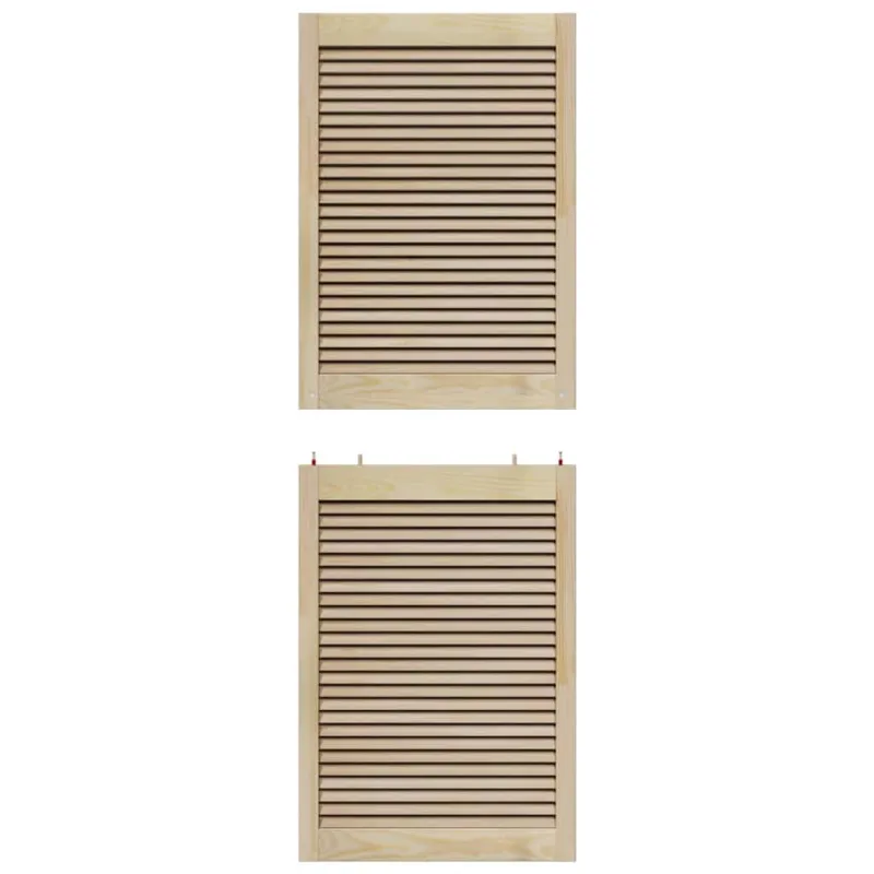Spintelės durys su durimis Natūrali 170 x 2,1 x 59,5 cm
