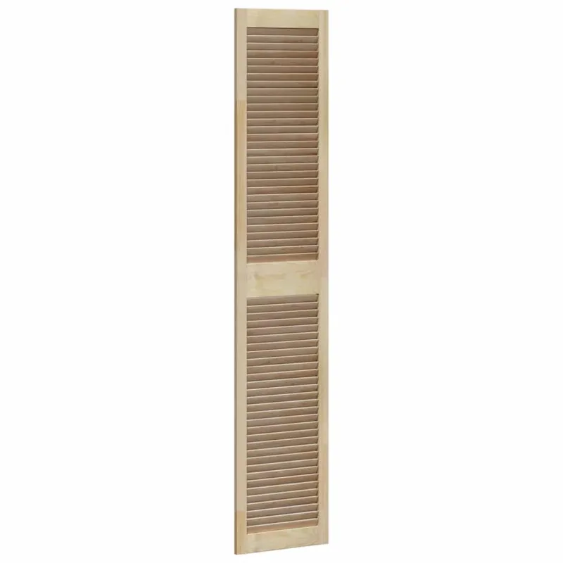 Spintelės durys su durimis 2 pcs Natūrali 201 x 2,1 x 39,5 cm