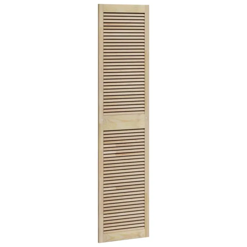 Spintelės durys su durimis 2 pcs Natūrali 201 x 2,1 x 49,5 cm