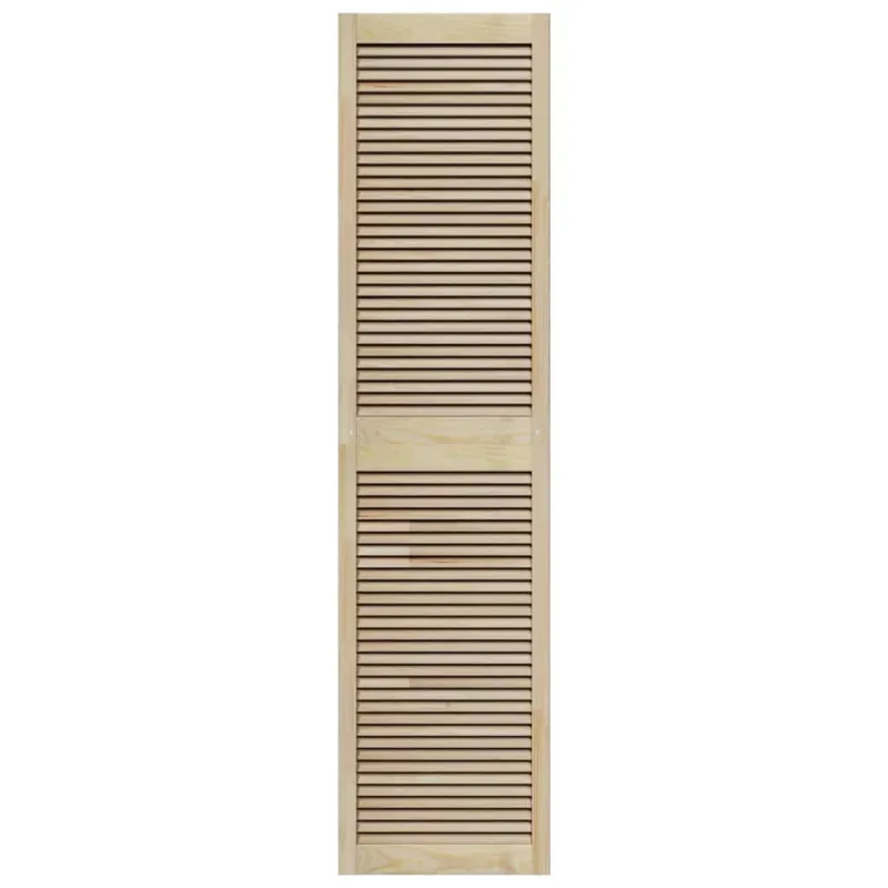 Spintelės durys su durimis 2 pcs Natūrali 201 x 2,1 x 49,5 cm