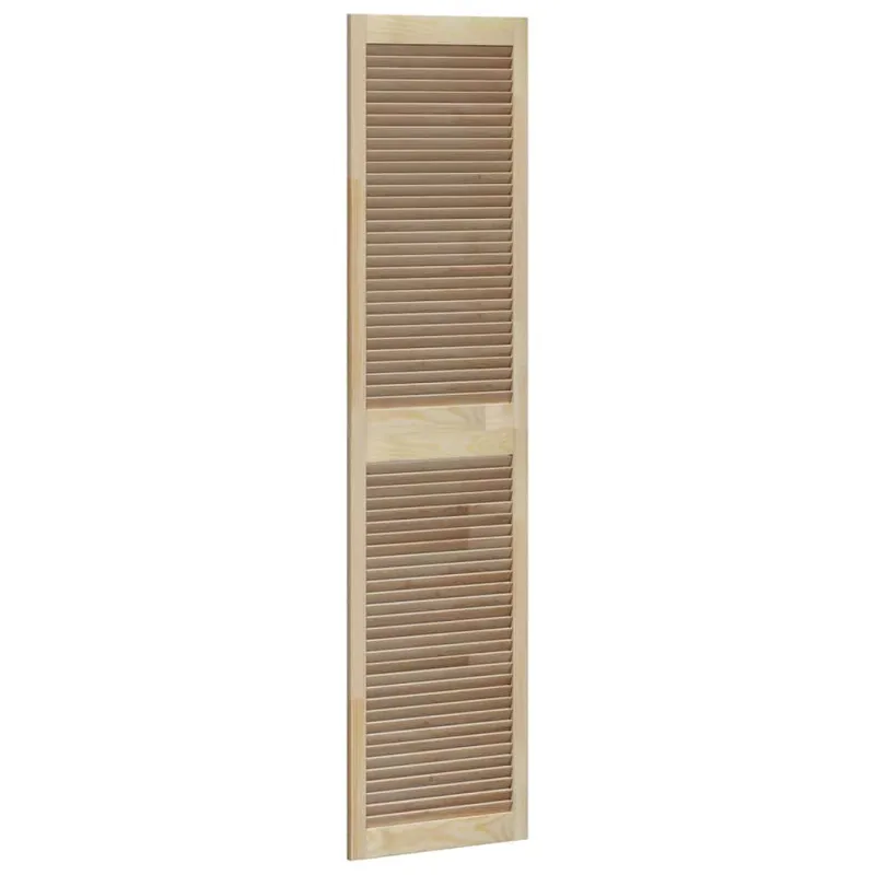 Spintelės durys su durimis 2 pcs Natūrali 201 x 2,1 x 49,5 cm