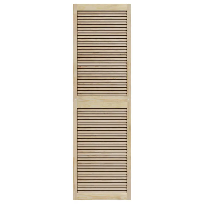 Spintelės durys su durimis 2 pcs Natūrali 201 x 2,1 x 59,5 cm