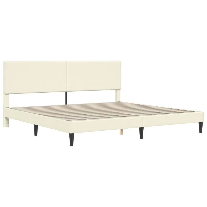 Lovos rėmas Kreminė 200 x 200 cm Kordūrinis audinys