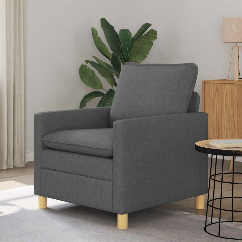 Sofa Tamsiai pilka 76 x 81 x 87,5 cm Audinys