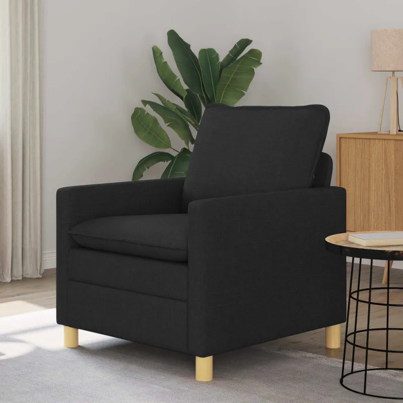 Sofa Juoda 76 x 81 x 87,5 cm Audinys