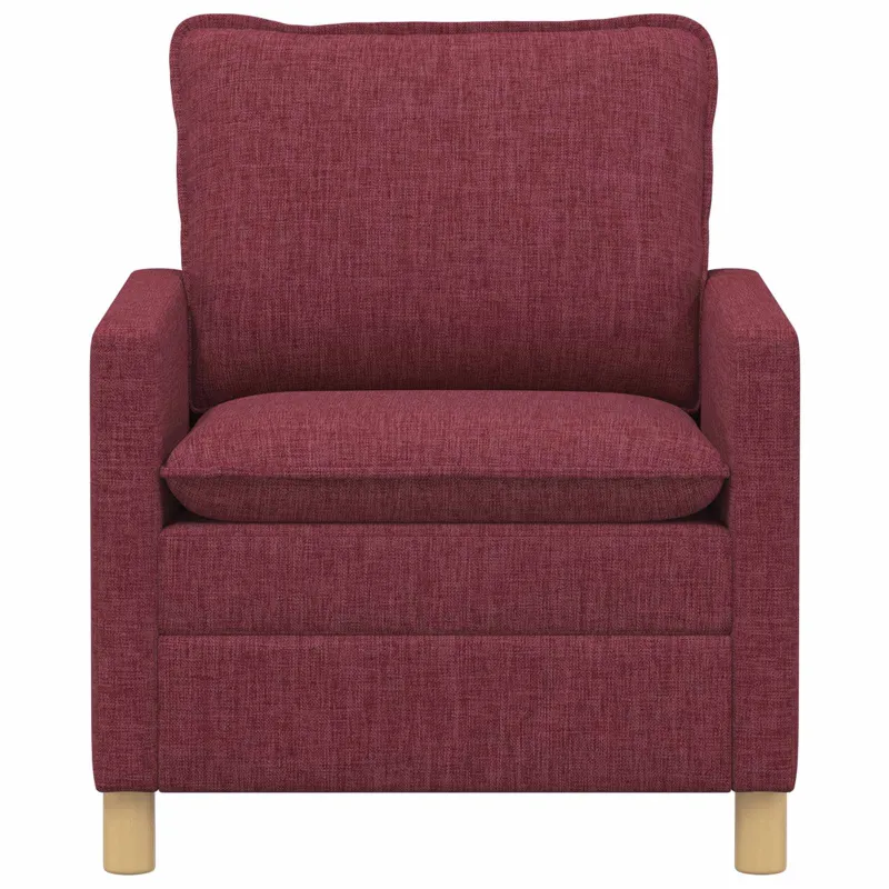 Sofa Vyno raudona 76 x 81 x 87,5 cm Audinys
