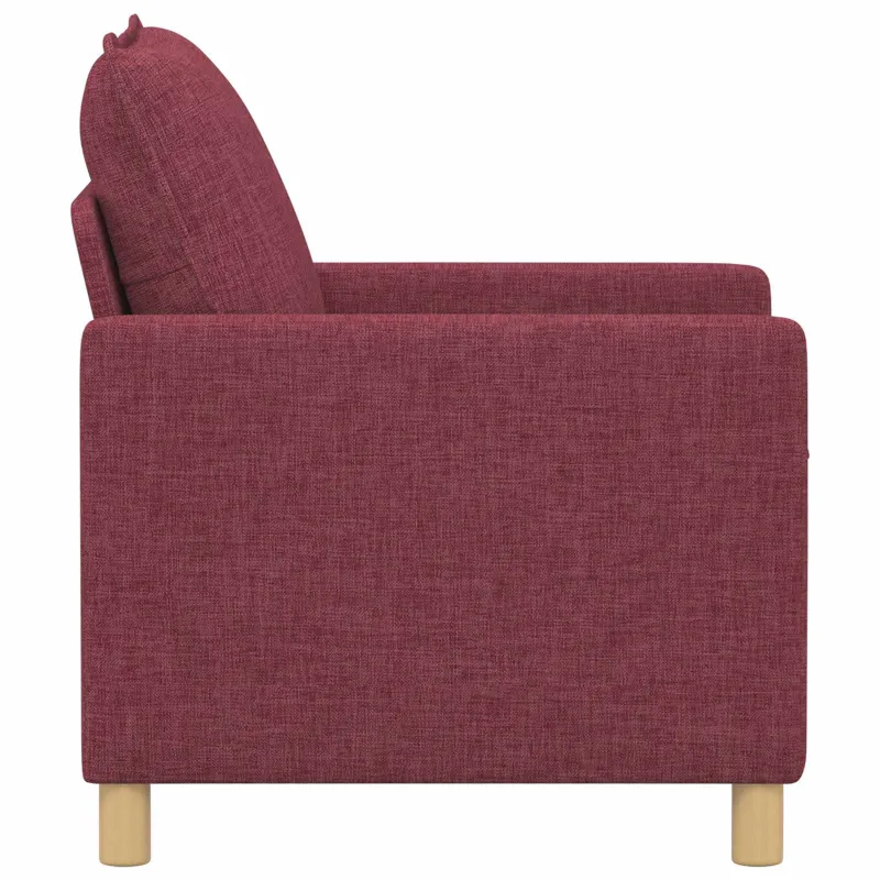 Sofa Vyno raudona 76 x 81 x 87,5 cm Audinys