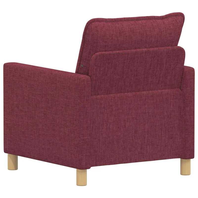 Sofa Vyno raudona 76 x 81 x 87,5 cm Audinys