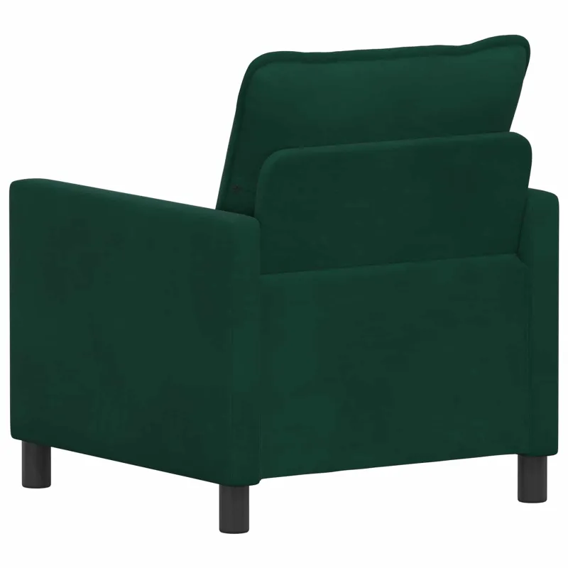 Sofa Tamsiai žalia 76 x 81 x 87,5 cm Aksomas