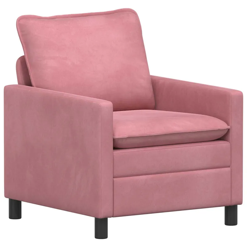 Sofa Rožinė 76 x 81 x 87,5 cm Aksomas