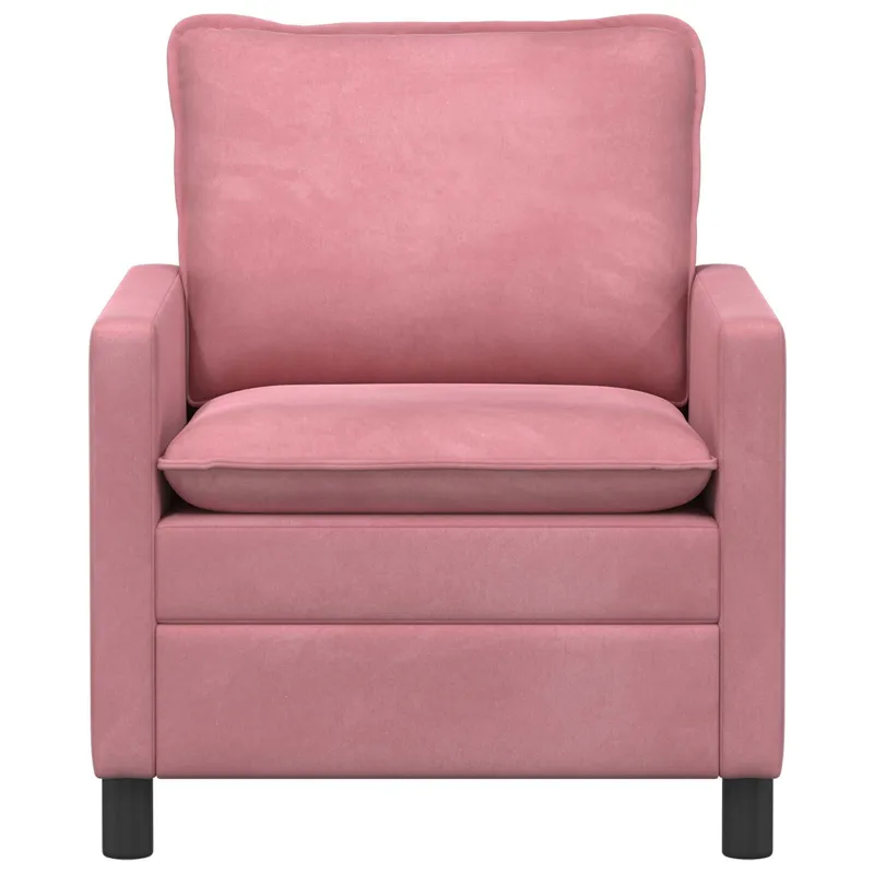 Sofa Rožinė 76 x 81 x 87,5 cm Aksomas