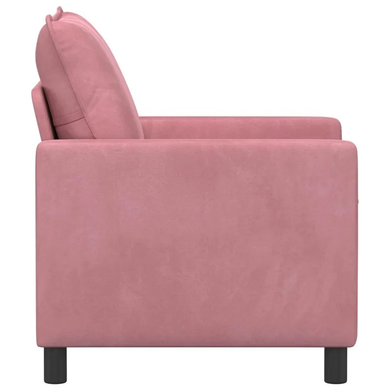 Sofa Rožinė 76 x 81 x 87,5 cm Aksomas