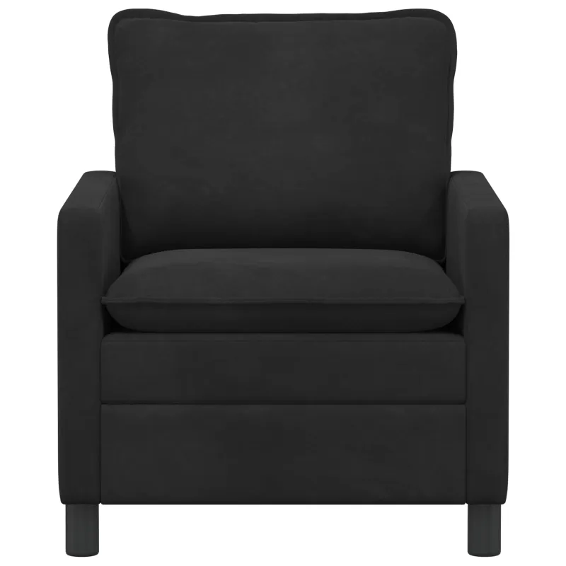 Sofa Juoda 76 x 81 x 87,5 cm Aksomas