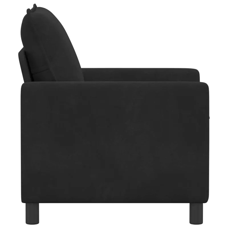 Sofa Juoda 76 x 81 x 87,5 cm Aksomas