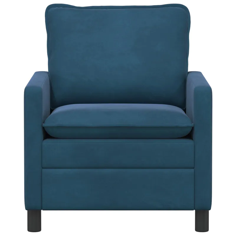 Sofa Mėlyna 76 x 81 x 87,5 cm Aksomas