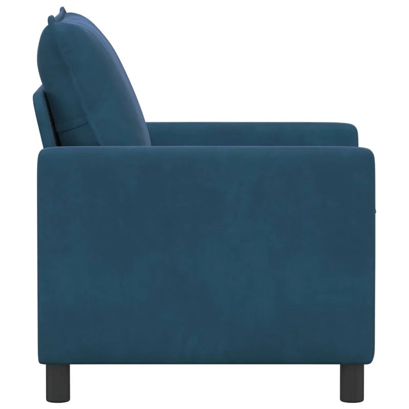 Sofa Mėlyna 76 x 81 x 87,5 cm Aksomas