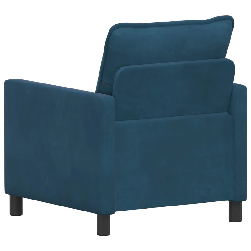Sofa Mėlyna 76 x 81 x 87,5 cm Aksomas