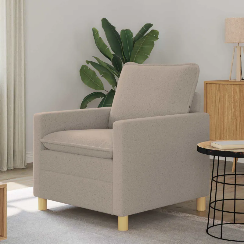 Sofa Šviesiai pilka 76 x 81 x 87,5 cm Audinys