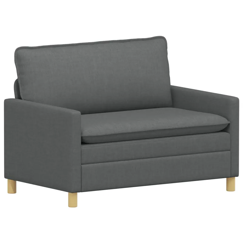 Sofa Tamsiai pilka 126 x 81 x 87,5 cm Audinys