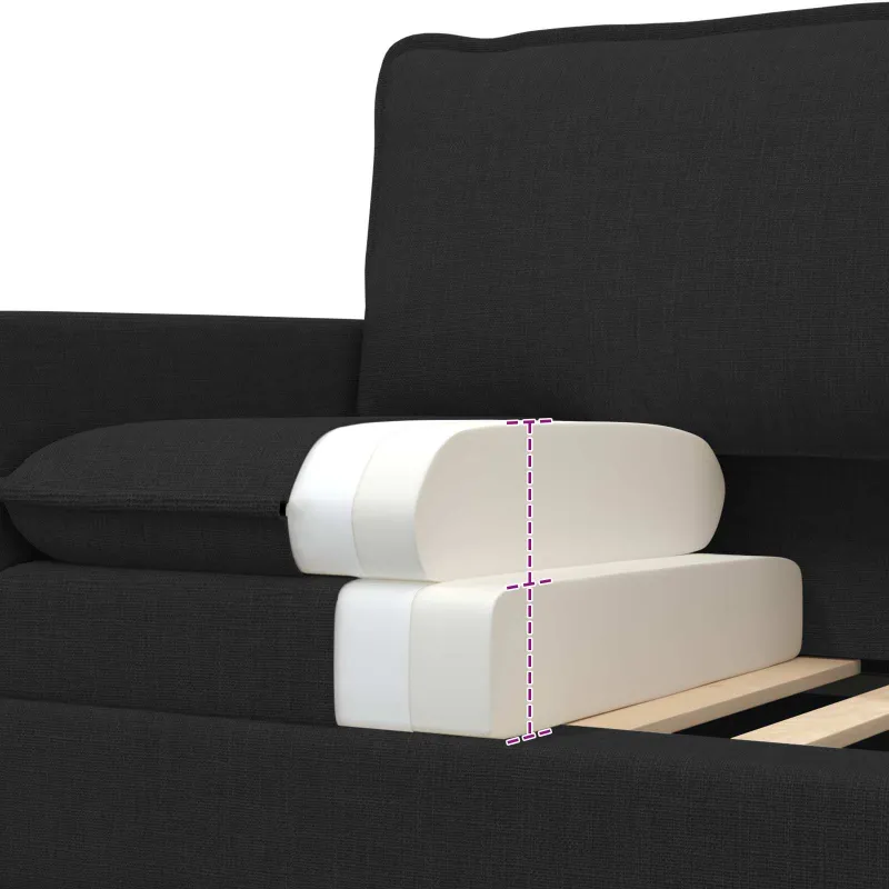 Sofa Juoda 126 x 81 x 87,5 cm