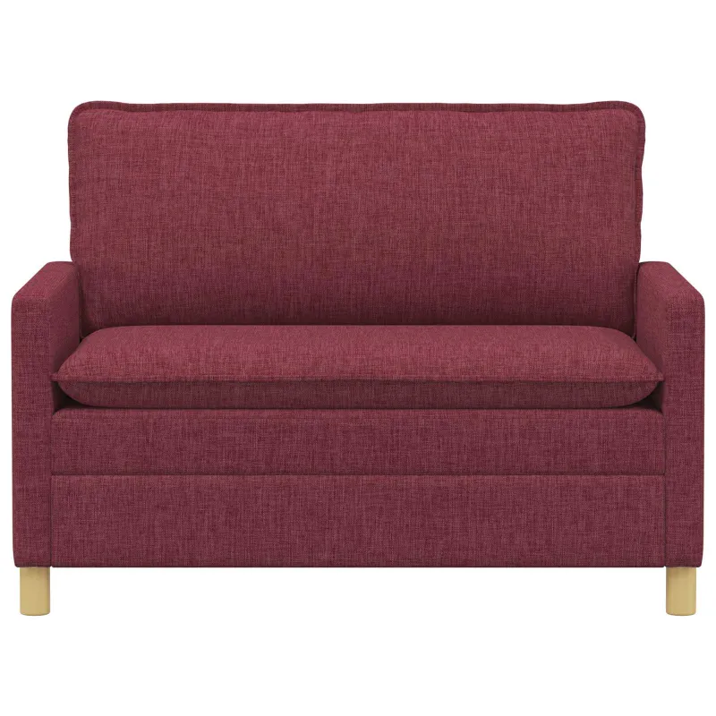 Sofa Vyno raudona 126 x 81 x 87,5 cm Audinys