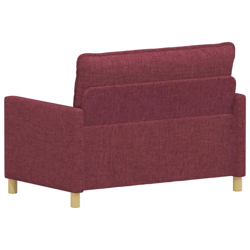 Sofa Vyno raudona 126 x 81 x 87,5 cm Audinys