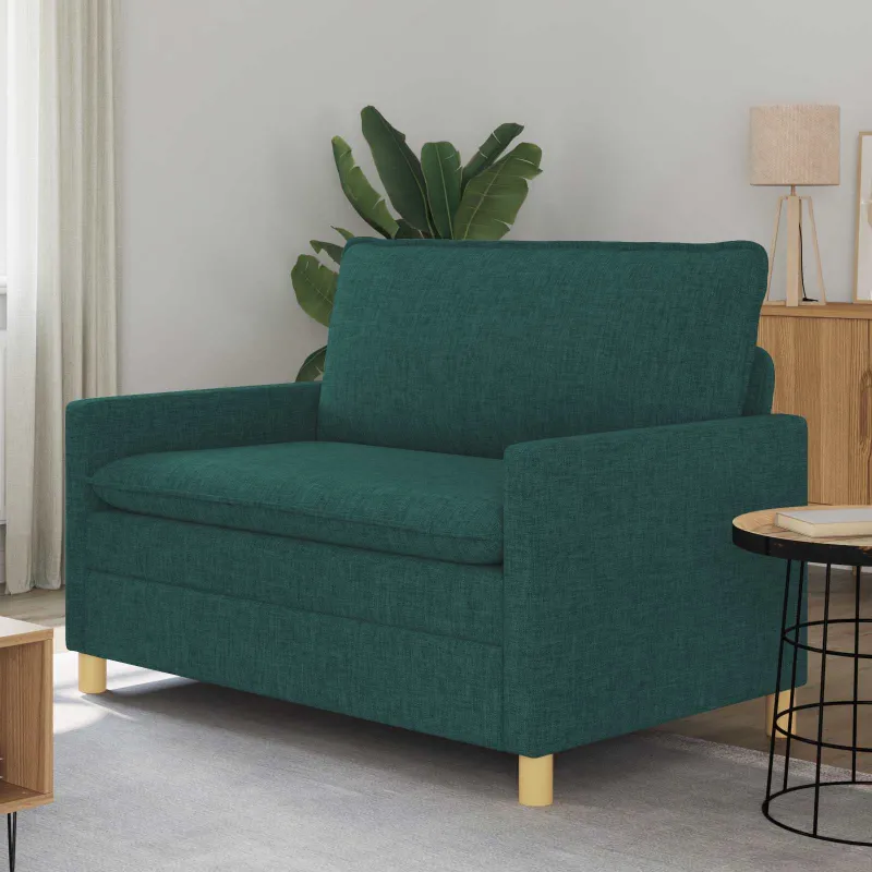 Sofa Tamsiai žalia 126 x 81 x 87,5 cm Audinys