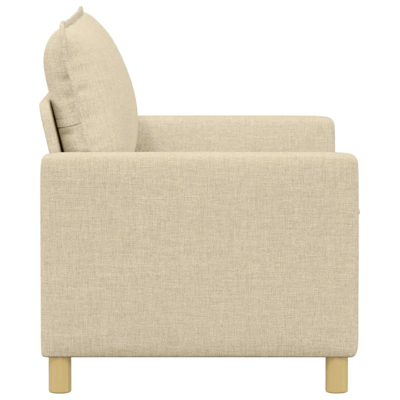 Sofa Kreminė 126 x 81 x 87,5 cm Audinys