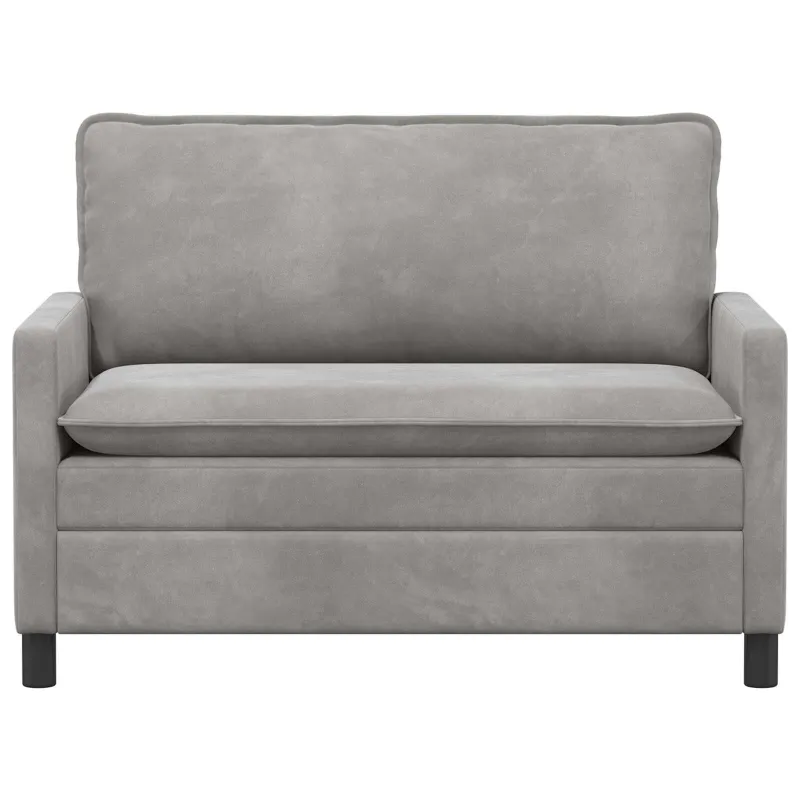 Sofa Šviesiai pilka 126 x 81 x 87,5 cm Aksomas