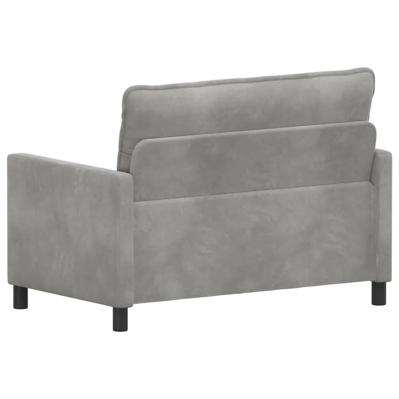 Sofa Šviesiai pilka 126 x 81 x 87,5 cm Aksomas