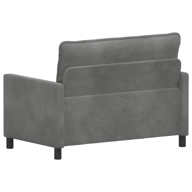 Sofa Tamsiai pilka 126 x 81 x 87,5 cm Aksomas