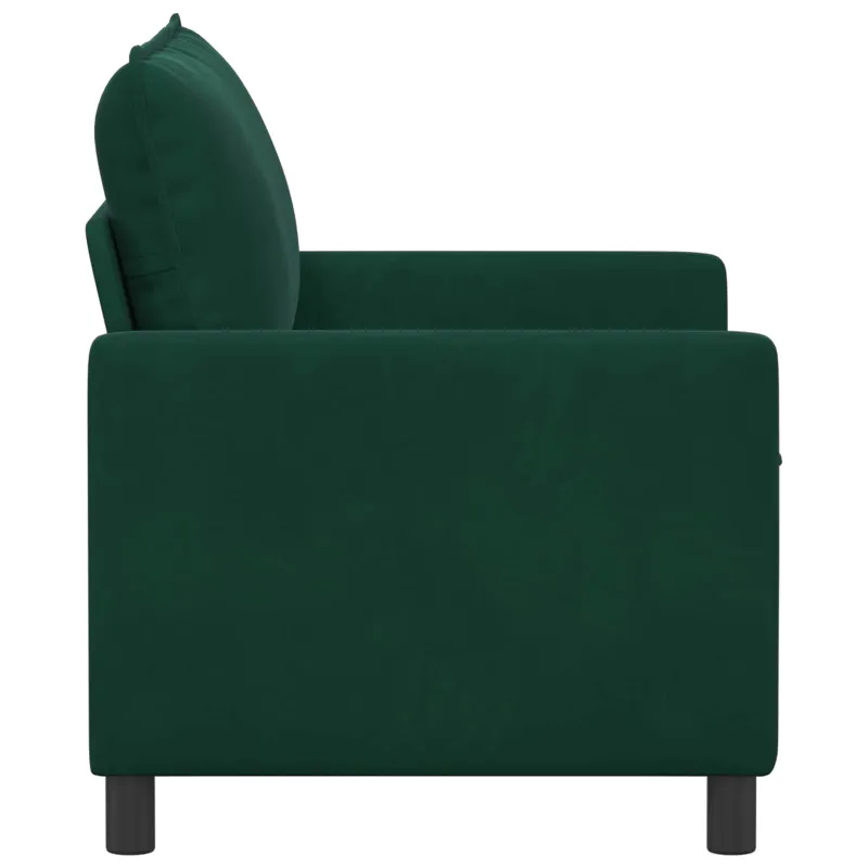 Sofa Tamsiai žalia 126 x 81 x 87,5 cm