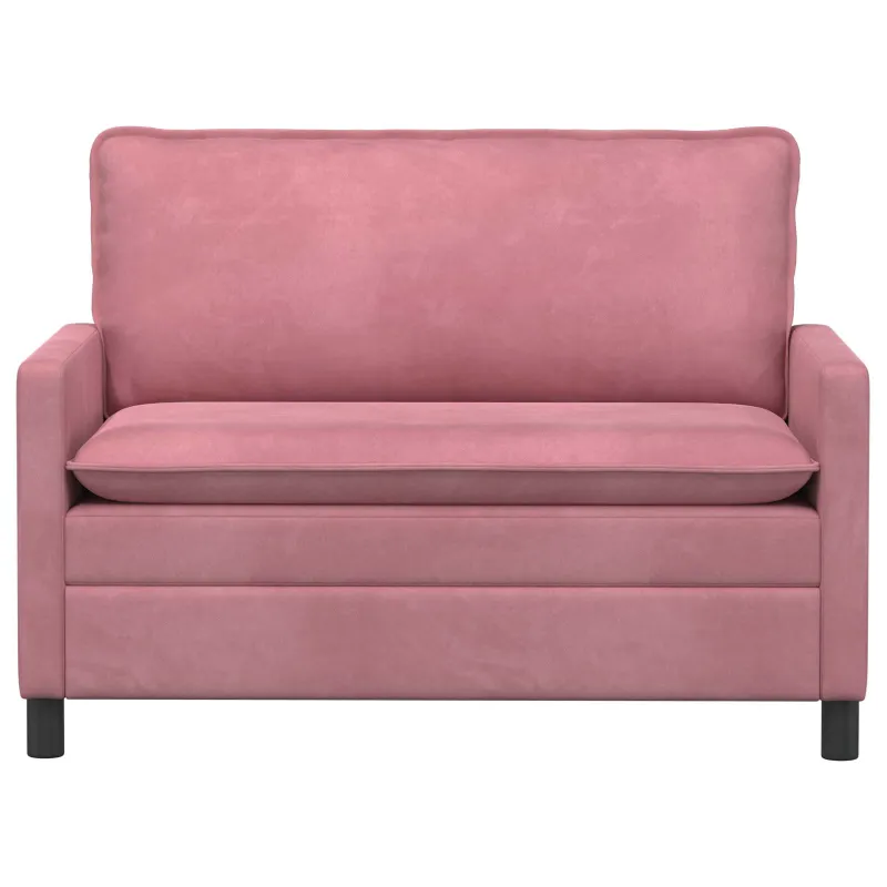 Sofa Rožinė 126 x 81 x 87,5 cm Aksomas