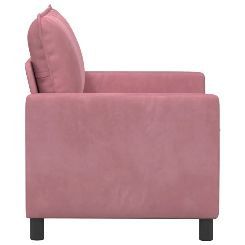 Sofa Rožinė 126 x 81 x 87,5 cm Aksomas
