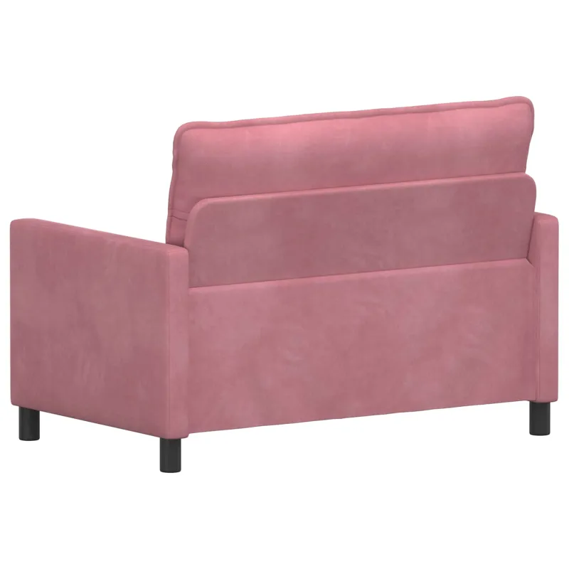 Sofa Rožinė 126 x 81 x 87,5 cm Aksomas