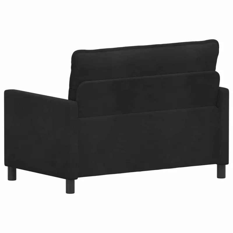 Sofa Juoda 126 x 81 x 87,5 cm Aksomas