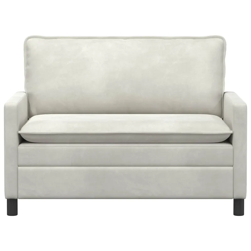 Sofa Kreminė 126 x 81 x 87,5 cm Aksomas