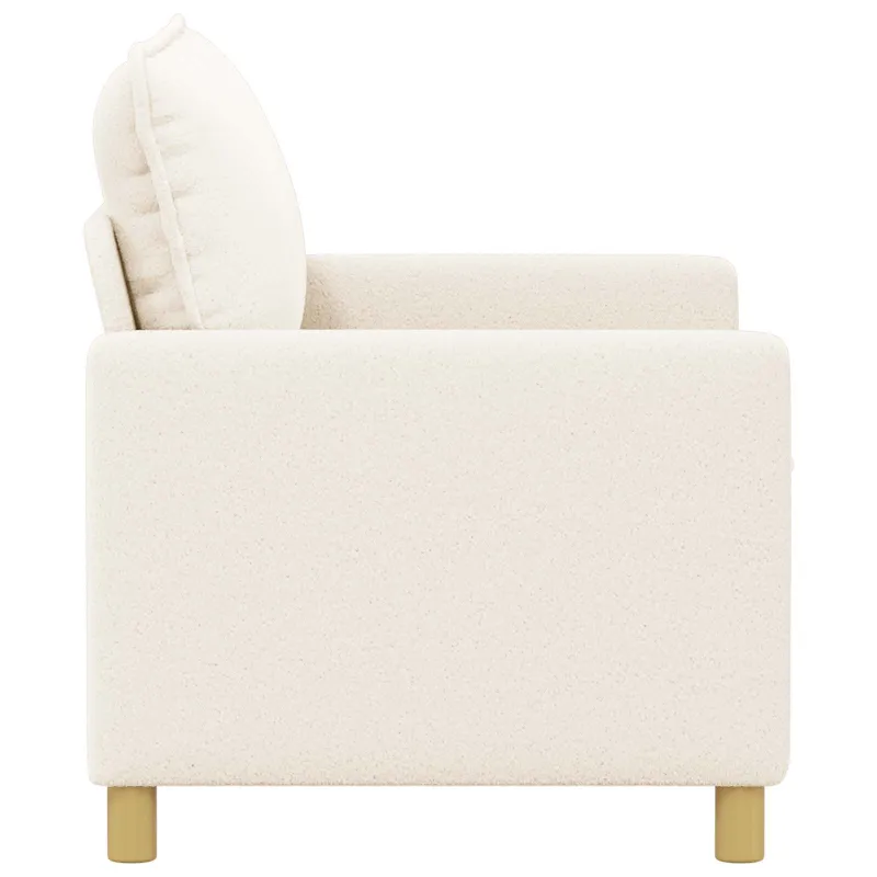 Sofa Kreminė 126 x 81 x 87,5 cm Audinys