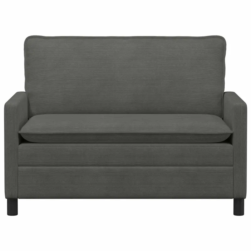 Sofa Tamsiai pilka 126 x 81 x 87,5 cm Audinys