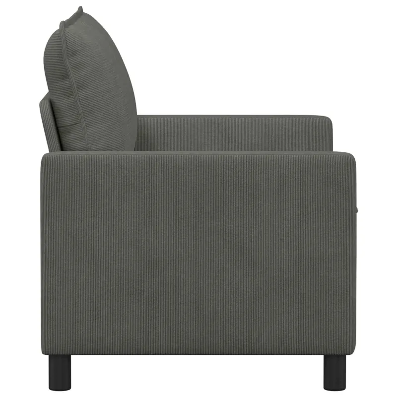 Sofa Tamsiai pilka 126 x 81 x 87,5 cm Audinys