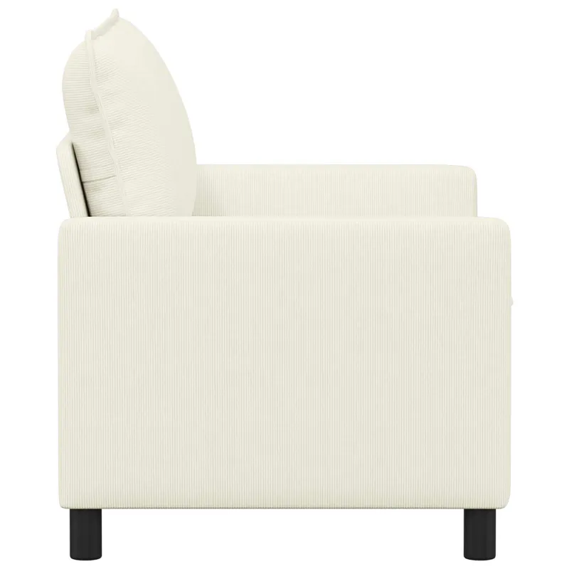 Sofa Kreminė 126 x 81 x 87,5 cm Audinys