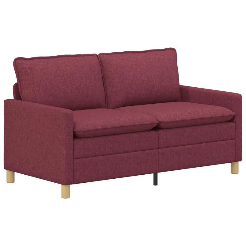 Sofa Vyno raudona 156 x 81 x 87,5 cm Audinys