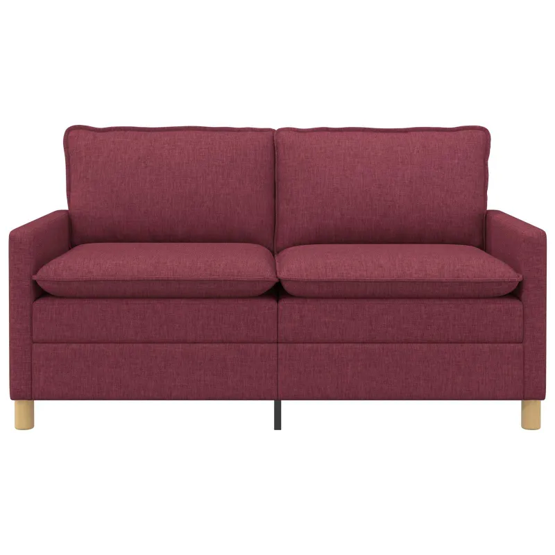 Sofa Vyno raudona 156 x 81 x 87,5 cm Audinys