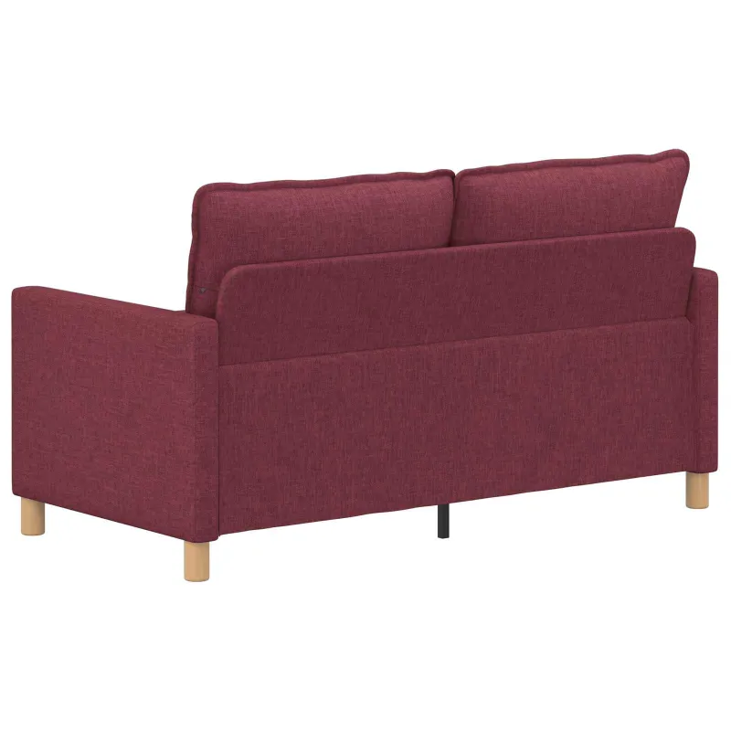 Sofa Vyno raudona 156 x 81 x 87,5 cm Audinys