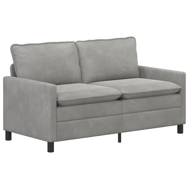 Sofa Šviesiai pilka 156 x 81 x 87,5 cm Aksomas