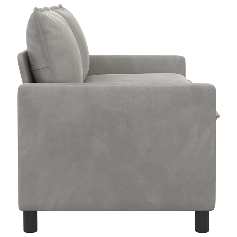 Sofa Šviesiai pilka 156 x 81 x 87,5 cm Aksomas